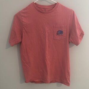 Vineyard Vines Boy’s Salmon Short Sleeve Tee - Lacrosse Goalie